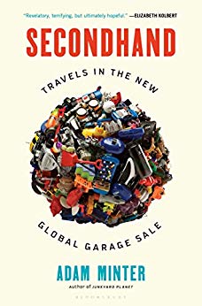 Minter - Secondhand: Travels in the new global garage sale - image of a large sphere of miscellaneous things like toys, plastic instruments, etc.