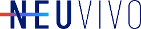 Neuvivo logo - Blue uppercase lettering with first three letters in bold and remaining letters in a lighter font weight. Bold line from left to right making the middle section of the E transitioning from red to light blue. 